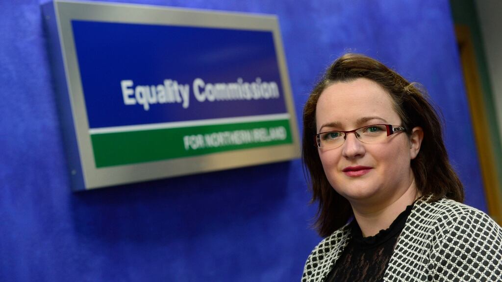 Aine Magorrian, who was made redundant while on maternity leave and has settled a discrimination case for £9,000. Photograph: Equality Commission for Northern Ireland/PA Wire