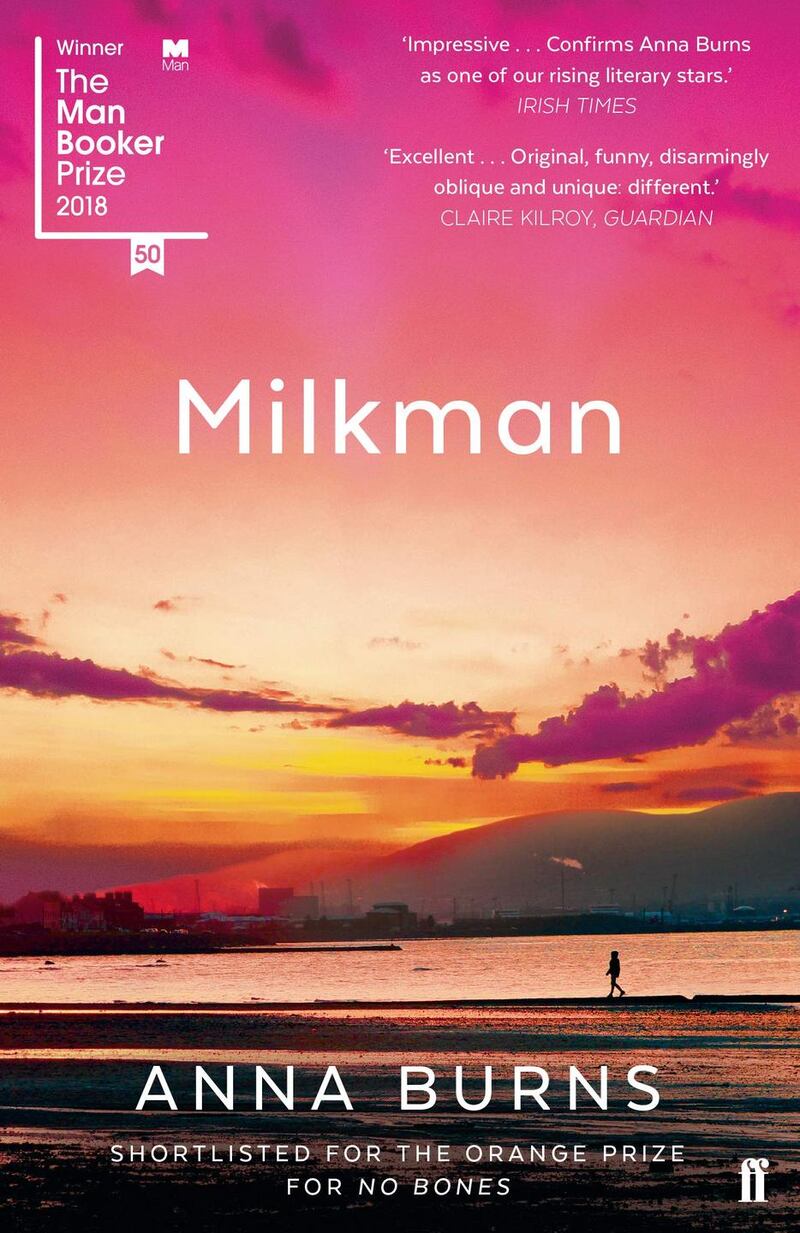 The cover for Milkman, designed by Luke Bird
