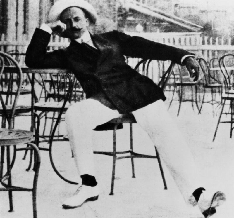 Filippo Tommaso Marinetti (1876 - 1944) the writer, founder and impresario of the Futurist movement which glorified war, industrialism, innovation and heroism. Photograph: Hulton Archive/Getty Images