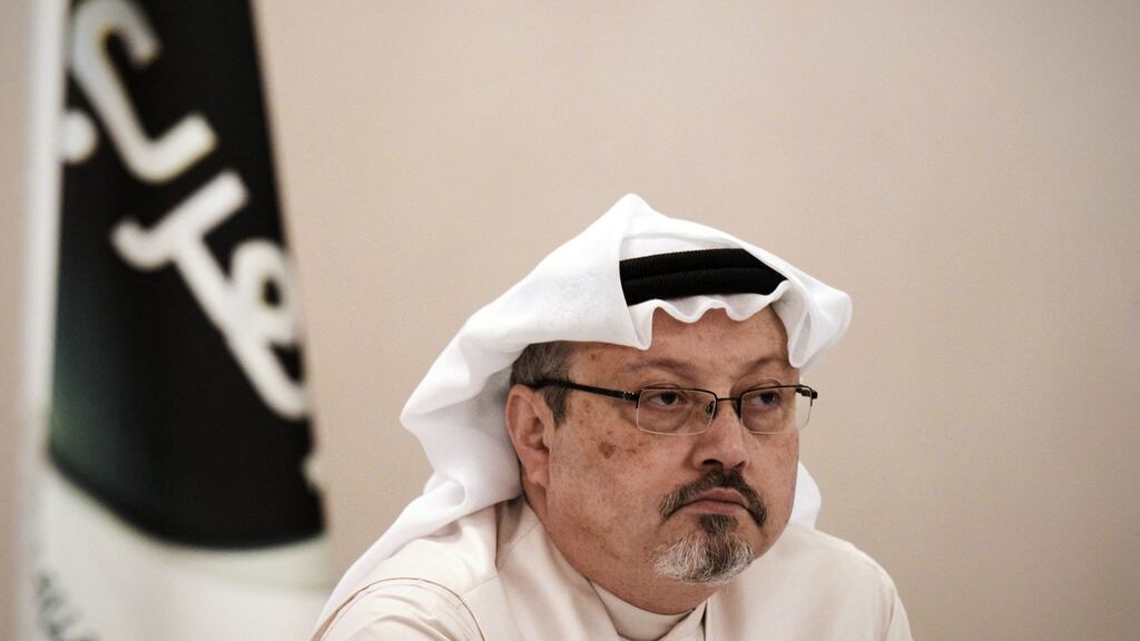 Saudi journalist Jamal Khashoggi was murdered after entering the Saudi consulate in Istanbul on October 2nd, 2018. Photograph: Mohammed al-Shaikh/AFP via Getty Images
