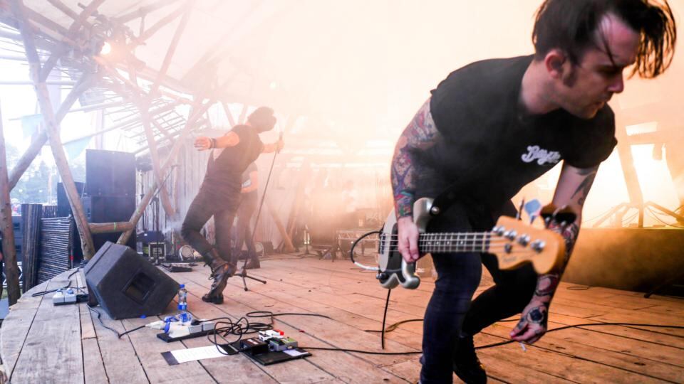 Gary Numan at Body and Soul. Photograph: Allen Kiely