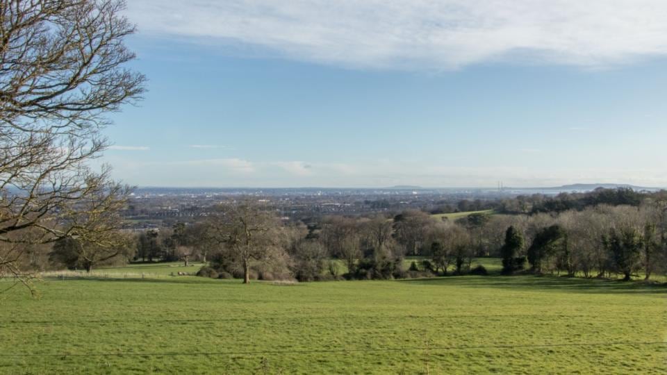 View towards Dublin from the Orlagh retreat centre