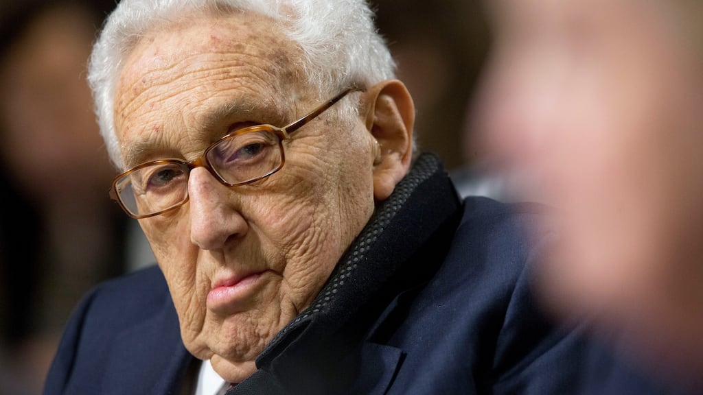 Henry Kissinger: 'Time is approaching for a negotiated peace in Ukraine to reduce the risk of another devastating world war.' Photograph: Andrew Harrer/Bloomberg
