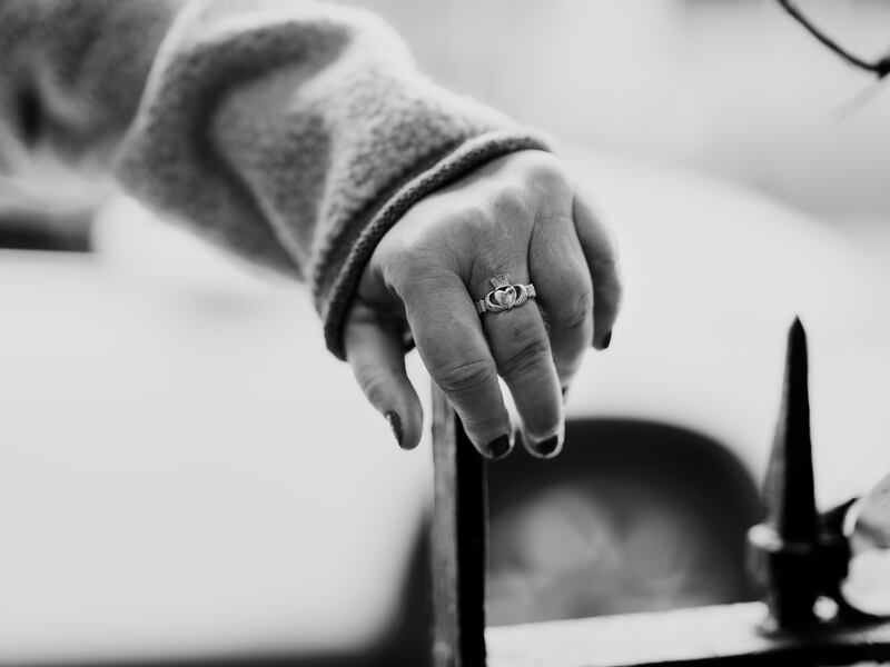 Rosie O'Donnell with her Claddagh Ring. Photograph: Ellius Grace/The New York Times
