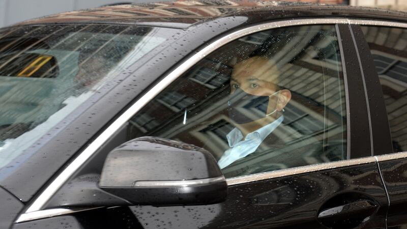 Tánaiste Leo Varadkar leaves a Cabinet meeting in Dublin Castle on Tuesday. Photograph: Dara Mac Dónaill/The Irish Times.