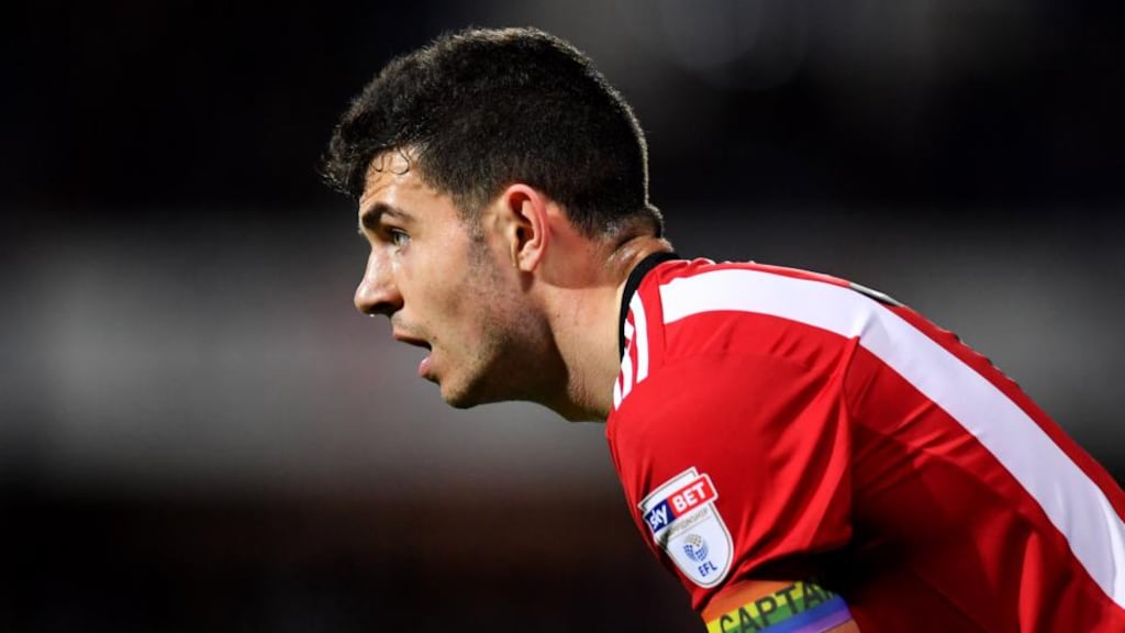 Brentford’s John Egan has recovered from a second concussion injury. Photograph: Justin Setterfield/Getty