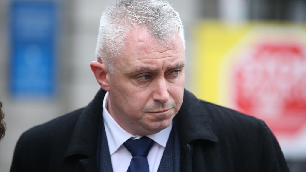 Fergal Murphy, husband of Amanda, outside the Four courts in Dublin on Thursday. Photograph: Collins Courts