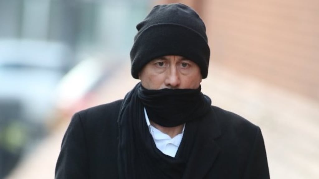 Kieran Creaven arriving at Leeds Crown Court on Monday. Photograph: WNS