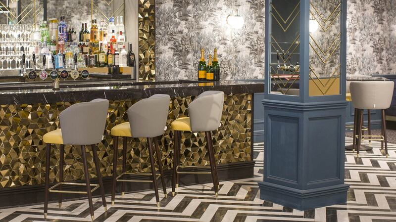The bar in the new Iveagh Garden hotel