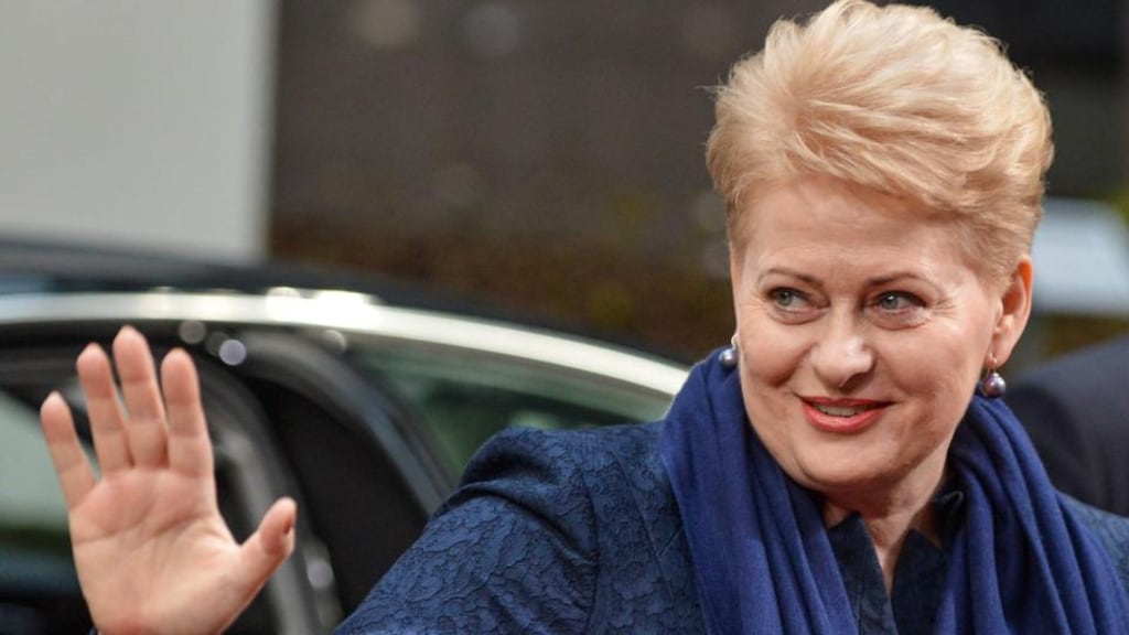 Lithuanian President Dalia Grybauskaite. Photo: EPA/STEPHANIE LECOCQ