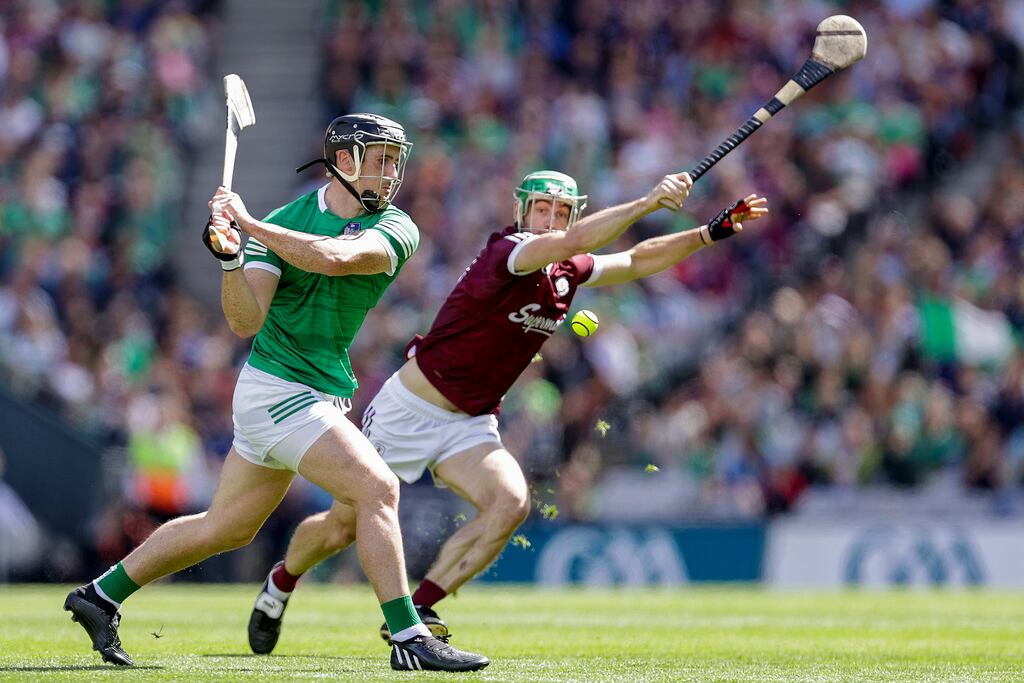 David Burke in action for Galway in last year's All-Ireland Senior Hurling Championship semi-final against Limerick. The 33-year-old made his senior debut for the Tribesmen in 2010. Photograph: Laszlo Geczo/Inpho
