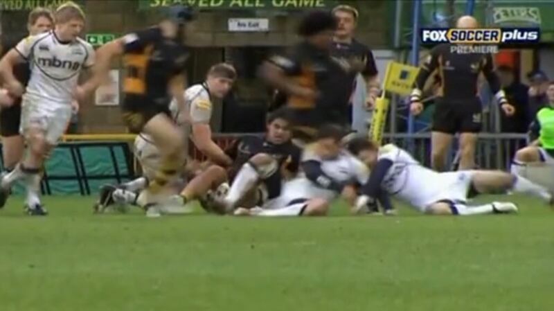 When Willis scrambled to retrieve possession his head collided with Ashley Johnson’s knee.