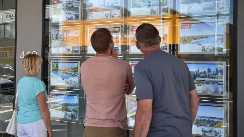 Central Bank figures show that, for owner-occupiers, the percentage of loans in negative equity was 8.7 per cent in the third quarter, down from a post-crash peak of 36.2 per cent. Photograph: Peter Parks/AFP/Getty Images