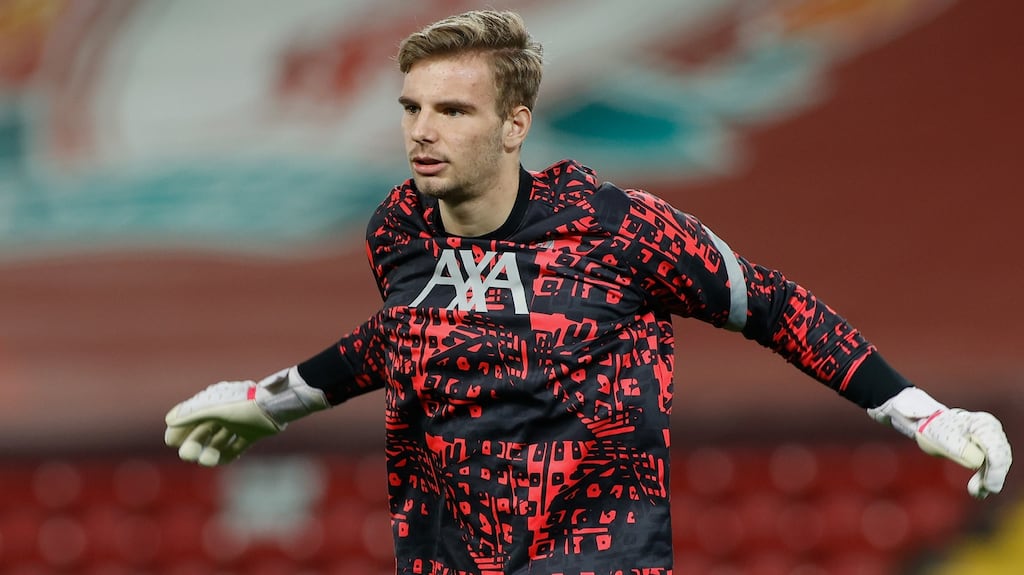 St Patrick’s Athletic have taken Liverpool’s teenage goalkeeper Vitezslav Jaros on a season-long loan. Photograph: Phil Noble/Pool/Getty Images