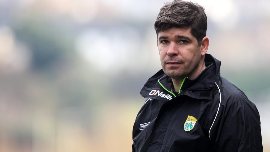 Kerry manager Eamonn Fitzmaurice is not happy with Sport Ireland. Photograph: Lorcan Doherty/Inpho