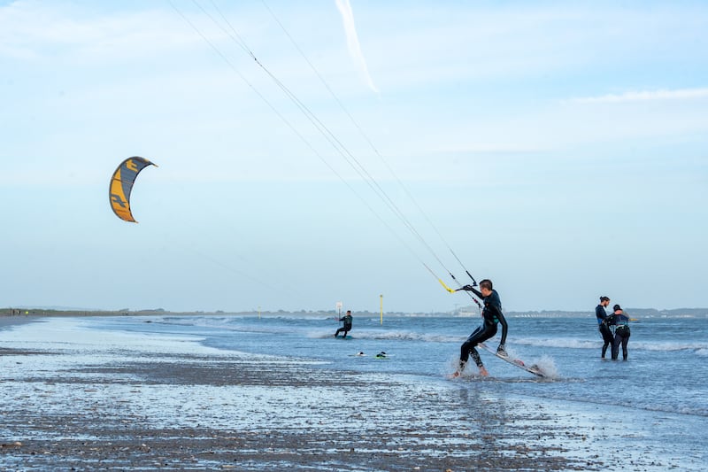 It's exhilarating because the wind is an element we can't see or touch, yet suddenly you feel its power with your whole body," he explains from the shallows