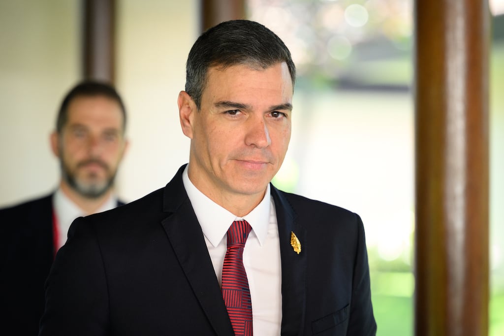 Pedro Sánchez of Spain. His Socialist-led government appeared to be in a hopeless position, but calling a snap election paid off. Photo by Leon Neal/Getty Images