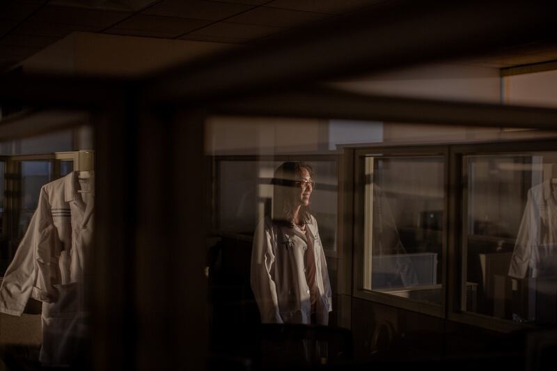 Post-pandemic workplaces: Dr Susan Huang, medical director of epidemiology and infection prevention at the University of California, Irvine. Photograph: Alex Welsh/New York Times
