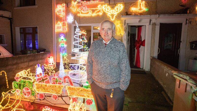 Ciaran Byrne bought new lights when he started to fundraise for his sick grandson. Photograph: Bryan James Brophy