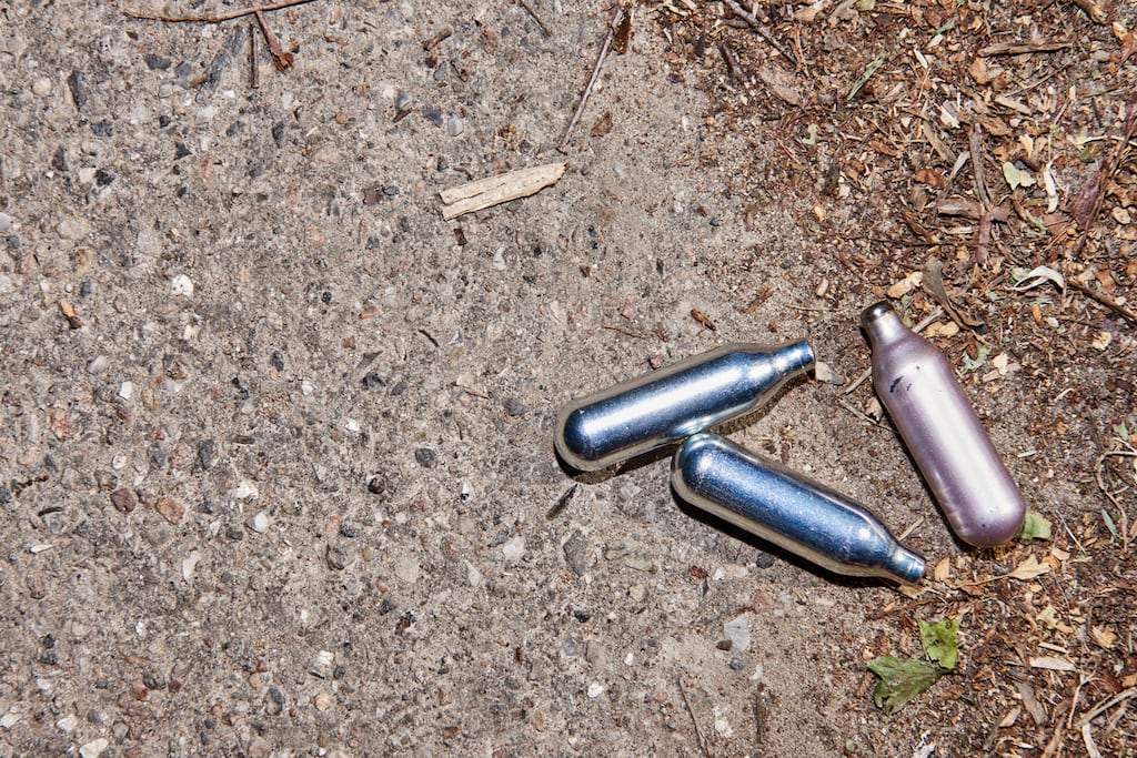 Discarded canisters of nitrous oxide have become a serious litter problem in Dublin and other areas. Photograph: iStock