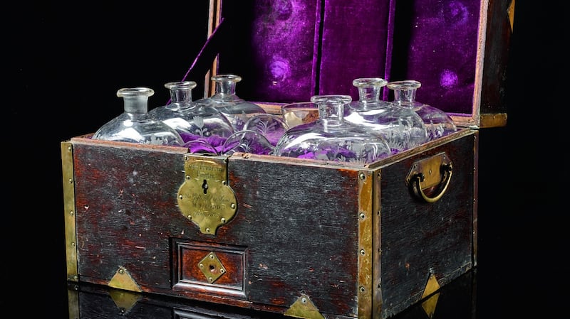 ‘Lord Nelson’s Grog Chest’ went for £68,750 at Sotheby’s