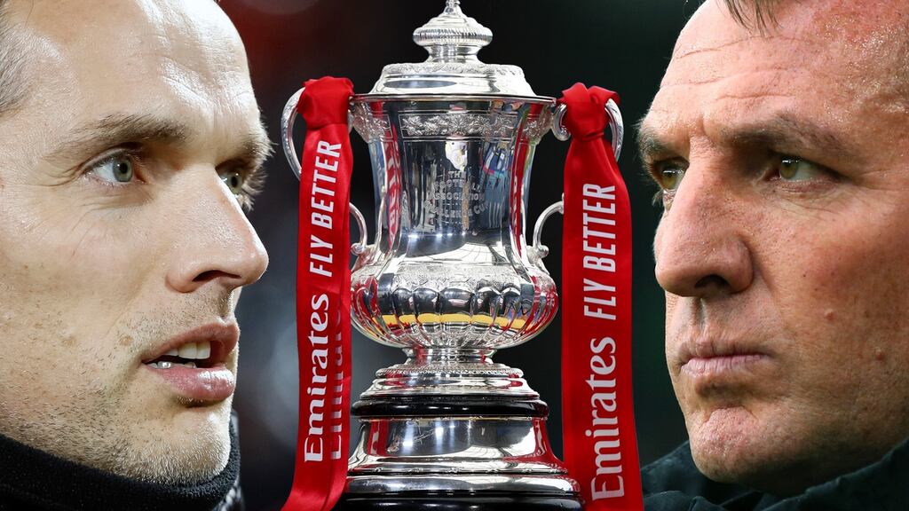 Chelsea manager Thomas Tuchel comes into the FA Cup finak against Brendan Rodgers’s Leicester ‘angry’. Photograph: Alex Livesey/Getty Images