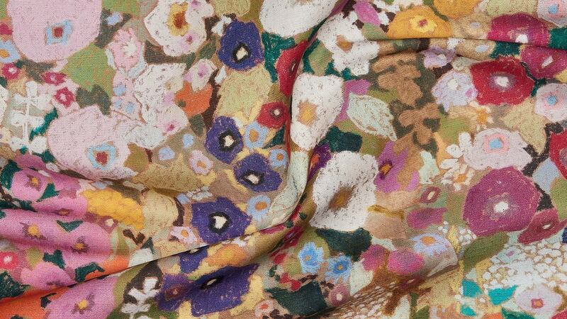 The Hollyhocks design, part of the brand’s new collection.