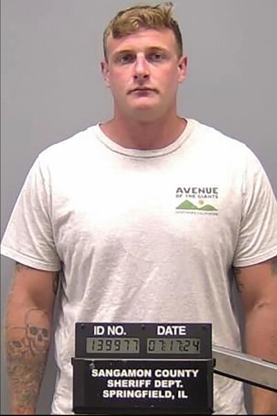 Former police officer Sean Grayson. Photograph: Sangamon County Sheriff’s Office/AP