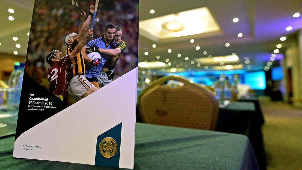 The 2016 GAA Annual Congress continues on Saturday at the Mount Wolseley Hotel, Tullow, Co. Carlow. Photo: Donall Farmer/Inpho