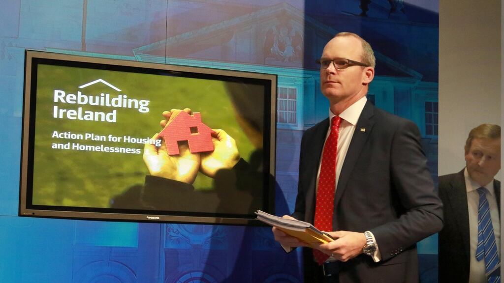 Simon Coveny at the launch of the Government’s housing action plan on Tuesday. Photograph Nick Bradshaw/The Irish Times