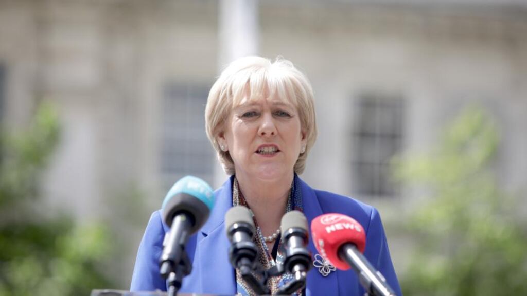 Minister for Justice Heather Humphreys: ‘If you get any calls regarding your HSE records, please report that immediately to your local gardaí.’ Photograph: Gareth Chaney/Collins Photos Dublin
