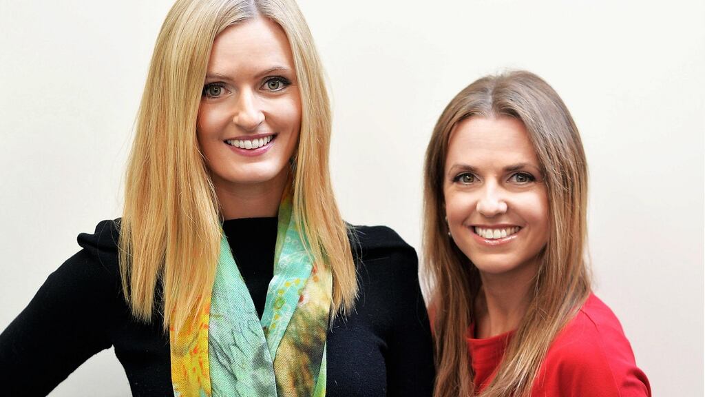 Keira (left) and Dairine Kennedy of KDK Scarves.