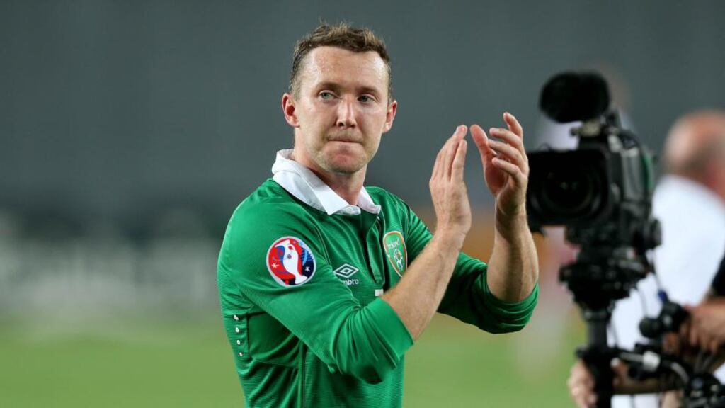 Martin O’Neill seemed exasperated over the fitness of Everton’s Aiden McGeady. Photograph: Inpho