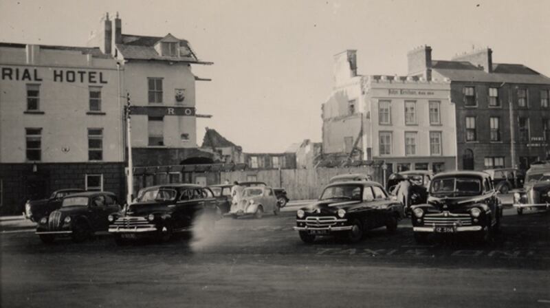 The Royal Hotel in Eyre Square was knocked down and replaced with Woolworths in 1956. Photograph: Kennys Bookshop Galway