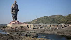 India unveils world’s biggest statue amid protests