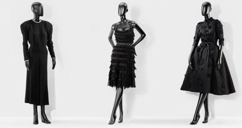 Black dresses from the private collection of Didier Ludot in Paris