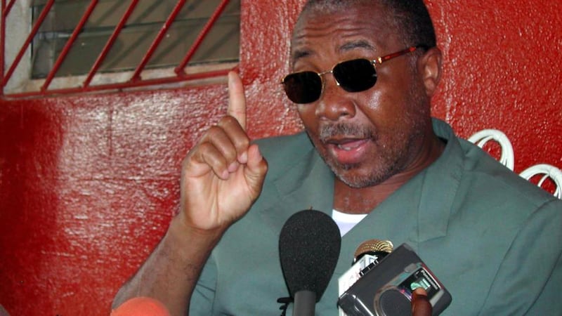 Liberia’s president Charles Taylor: his son Philip  believes his father should shoulder blame for atrocities during the two Liberian wars, spanning 1989 to 2003. Photograph: Pewee Flomoku