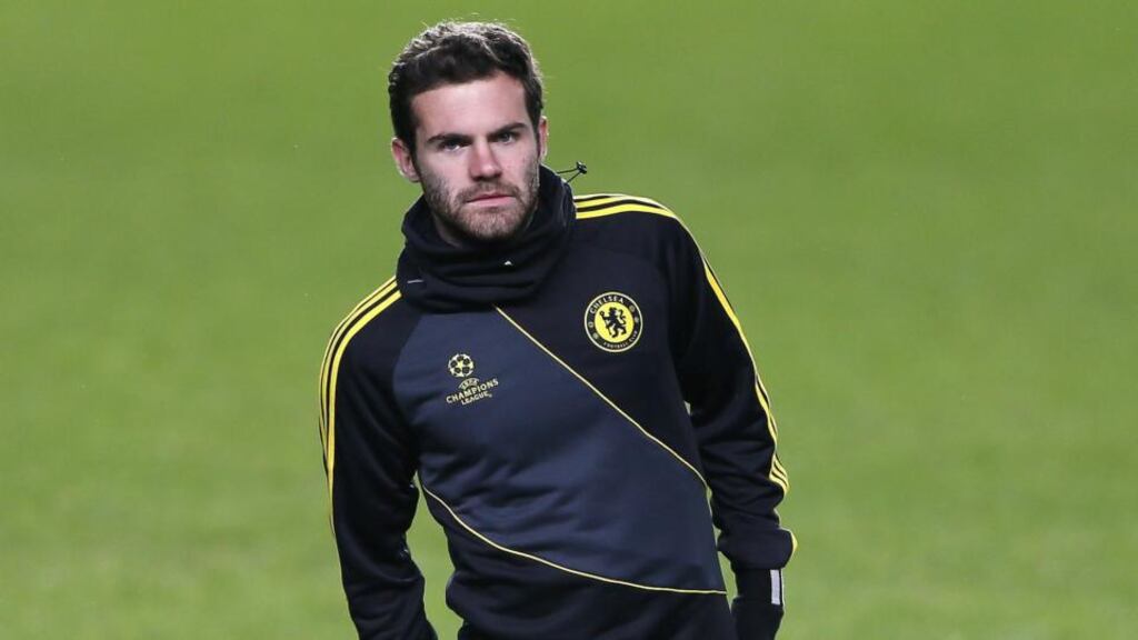 Manchester United have confirmed they have completed the club record €44.75 million capture of Spanish international midfielder Juan Mata from Chelsea. Photograph: Stefan Wermuth/Reuters