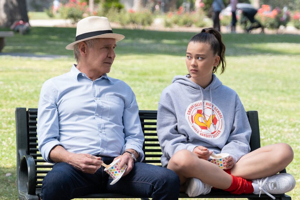 Shrinking: Harrison Ford with Lukita Maxwell in the new Apple TV+ series