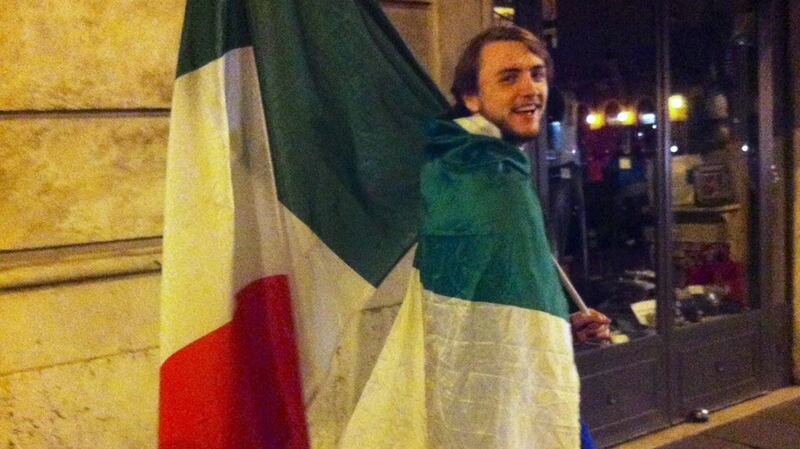 Manus Carlisle is studying at the University of Bologna