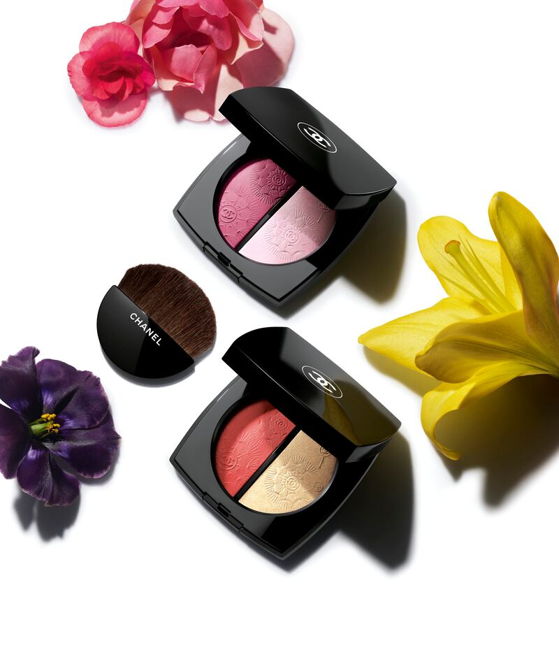 Chanel Blush and Highlighter Duos: a classic summer-inspired coral and tan pairing that will appease Chanel summer make-up fans