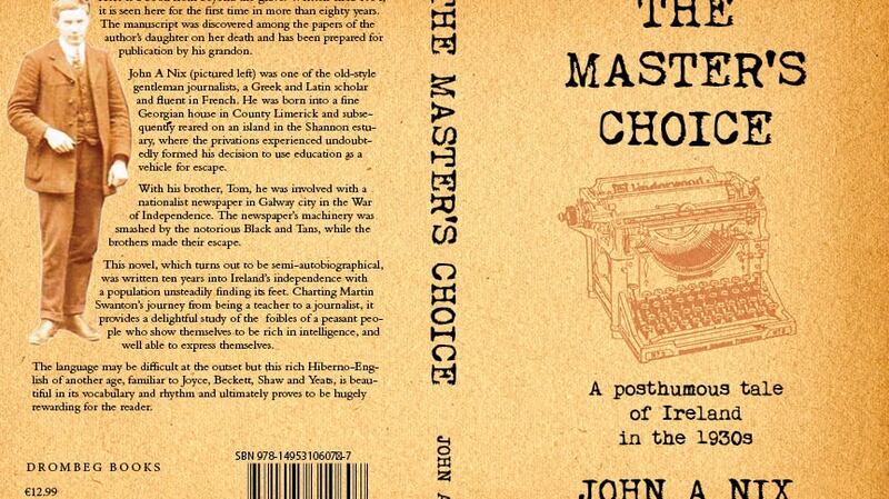 The Master’s Choice, the posthumously published novel by John Nix