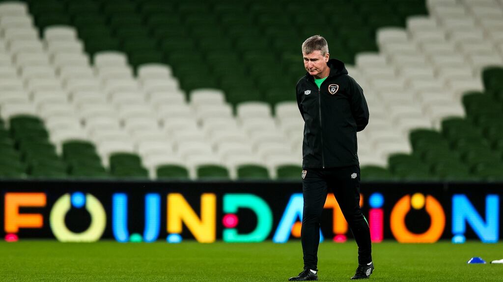 Stephen Kenny says his Ireland team are aiming to win their Nations League group next year. Photo: Ben Brady/Inpho