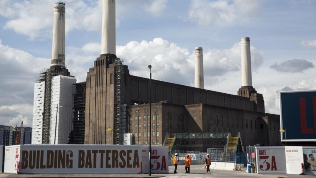 Redeveloped Battersea Power Station site looks set to become a hip London locale. Photograph: Getty Images
