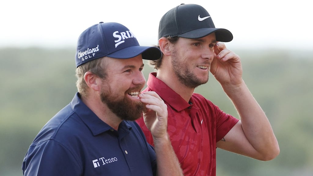 Shane Lowry is a stroke off the lead in Abu Dhabi. Photograph: Andrew Redington/Getty
