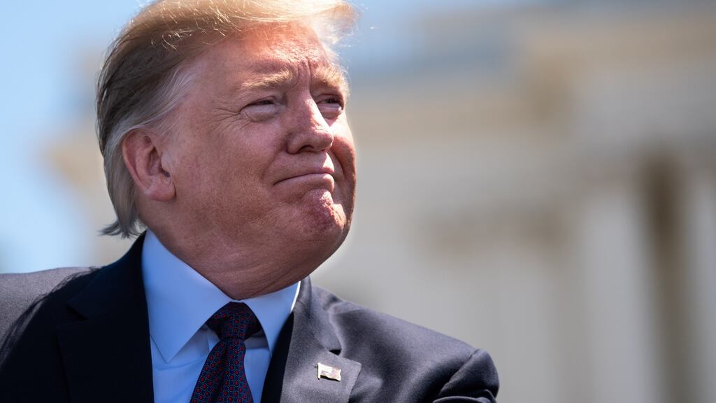 Donald Trump: wants meeting in Doonbeg. Photograph: Kevin Dietsch/Bloomberg