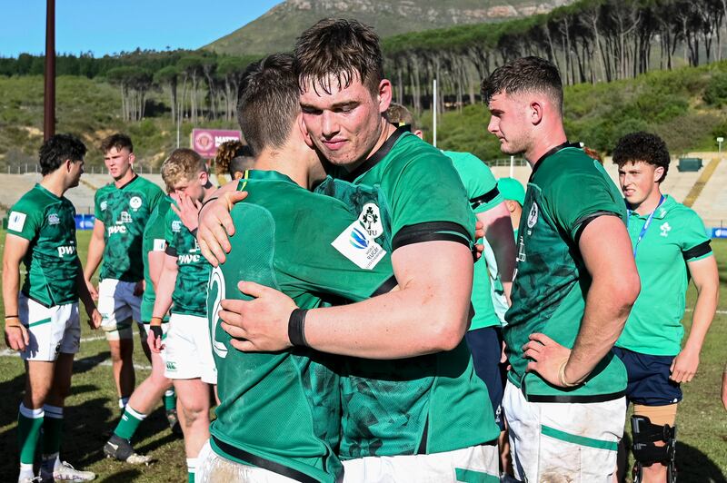 Ireland's Diarmaid Mangan following Ireland v Fiji. Photograph: Inpho/SteveHaagSports/Darren Stewart