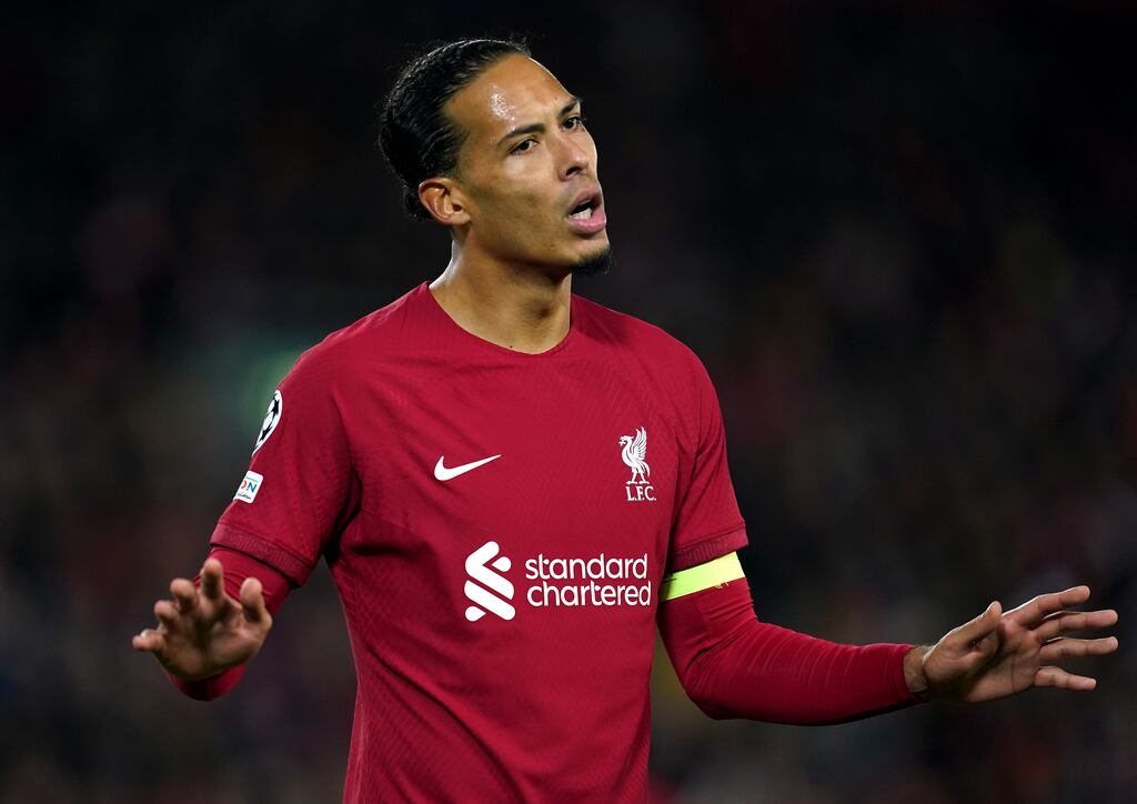 Liverpool's Virgil van Dijk: 'This club belongs in the Champions League, and that’s what we’re fighting for, and what I’m working hard each and every day for as well.' Photograph: PA Images