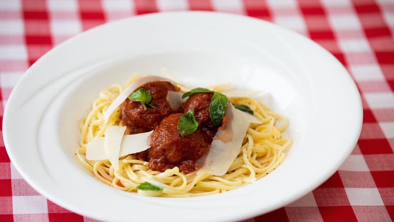 Cheesy lamb and beef meatballs. Photograph: Tom Honan/The Irish Times