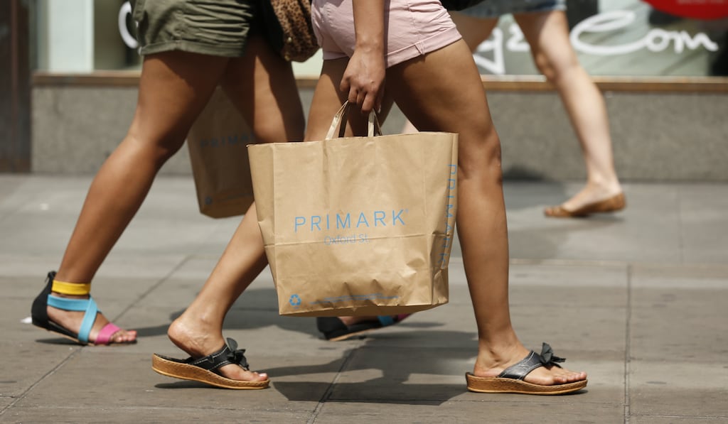 Sales at Primark were expected to be down 2% in the second half of its financial year. Photograph: Jonathan Brady/PA Wire